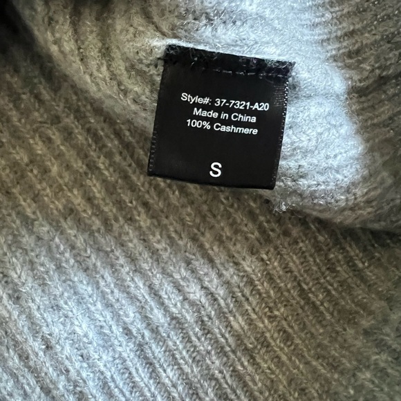 Jenni Kayne 100% Cashmere Gray Cocoon Women's Cardigan Size S - Picture 4 of 6